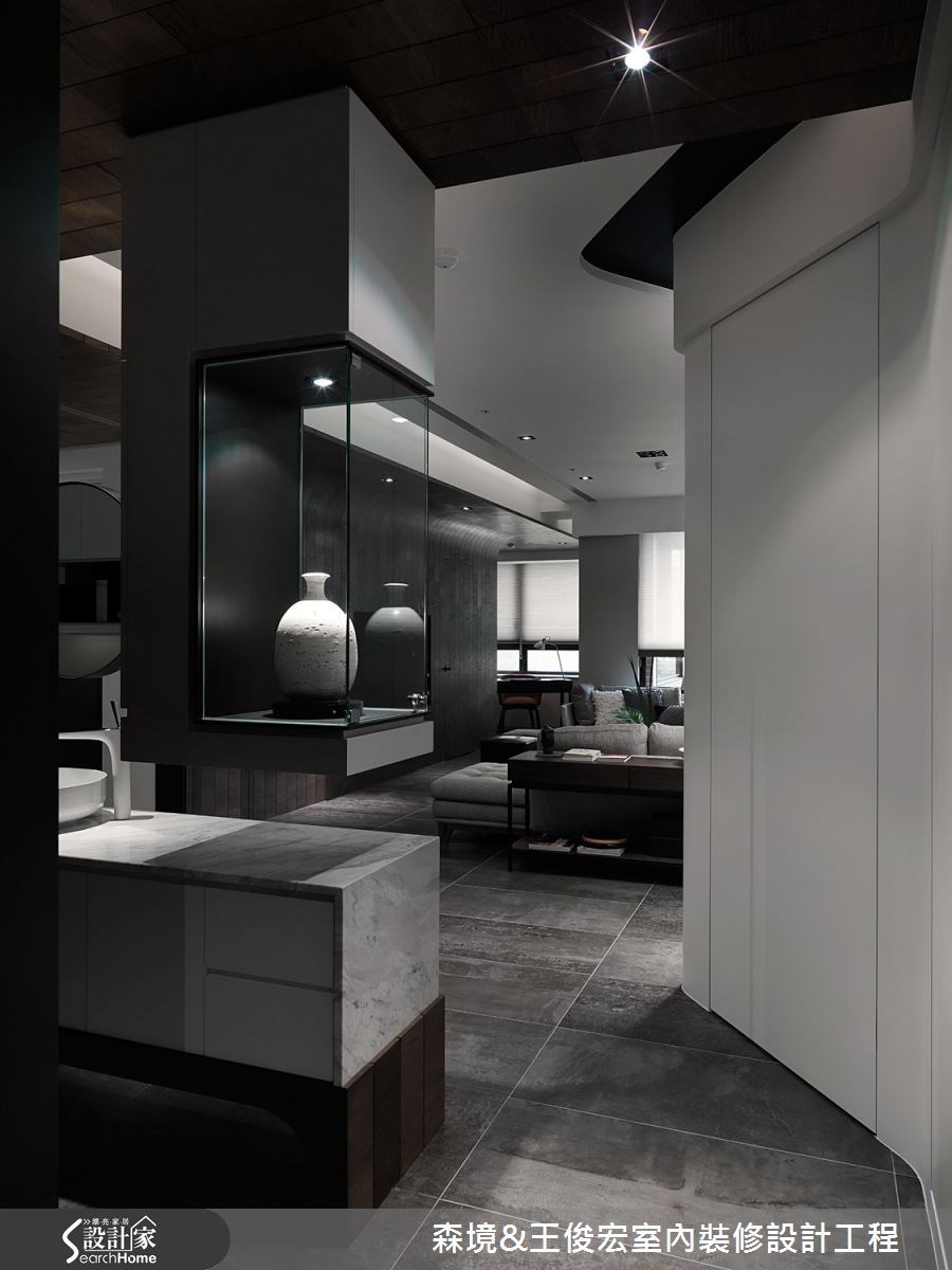 50坪新成屋(5年以下)＿現代風玄關案例圖片＿森境設計＿王俊宏_52之2