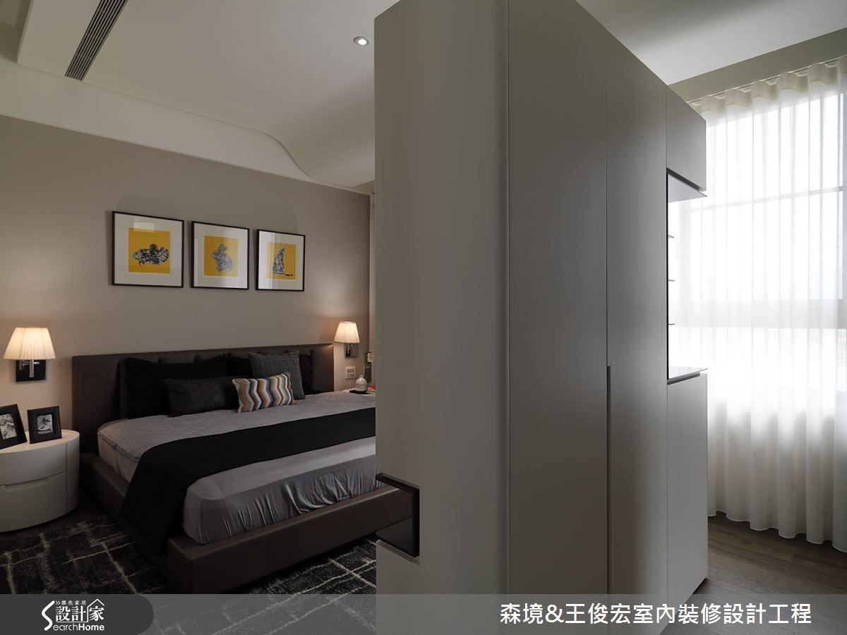 50坪新成屋(5年以下)＿現代風臥室案例圖片＿森境設計＿王俊宏_52之8