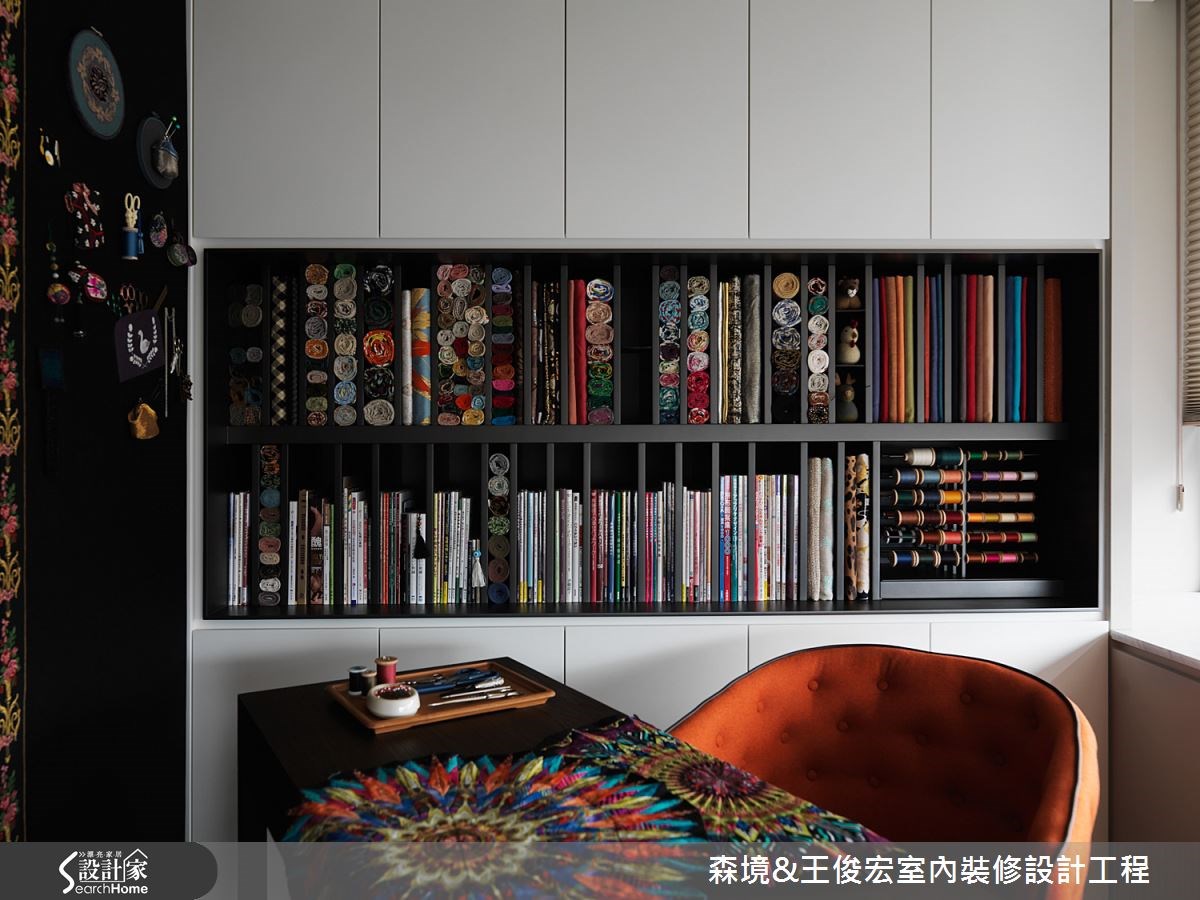 50坪新成屋(5年以下)＿現代風書房案例圖片＿森境設計＿王俊宏_52之9