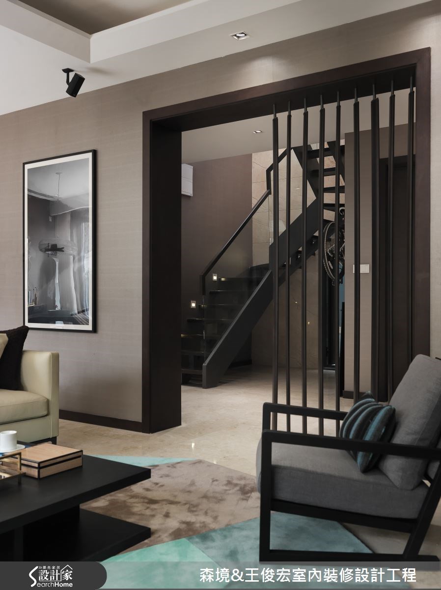 110坪＿現代風客廳樓梯案例圖片＿森境設計＿王俊宏_54之4
