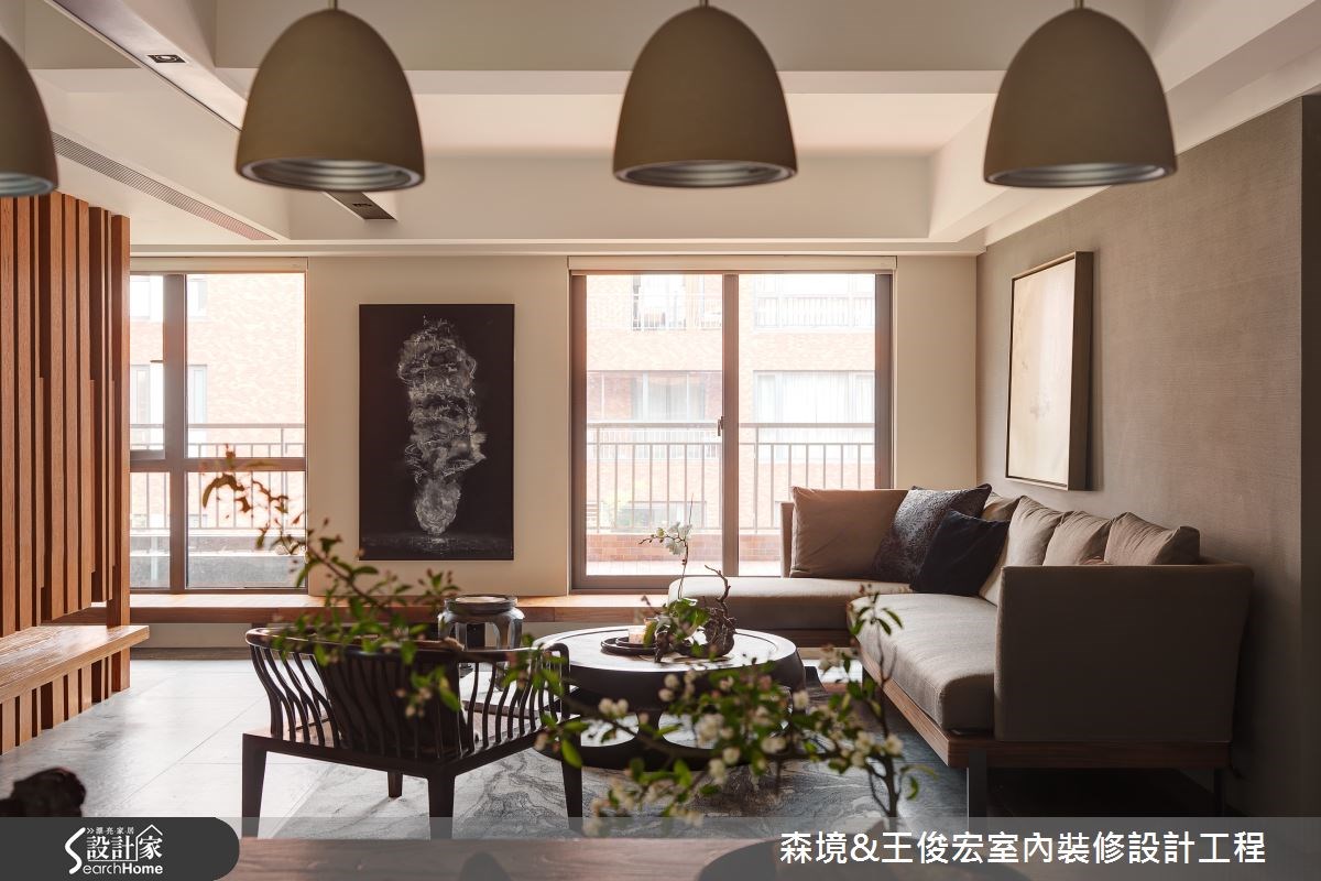 50坪新成屋(5年以下)＿現代風客廳案例圖片＿森境設計＿王俊宏_55之3
