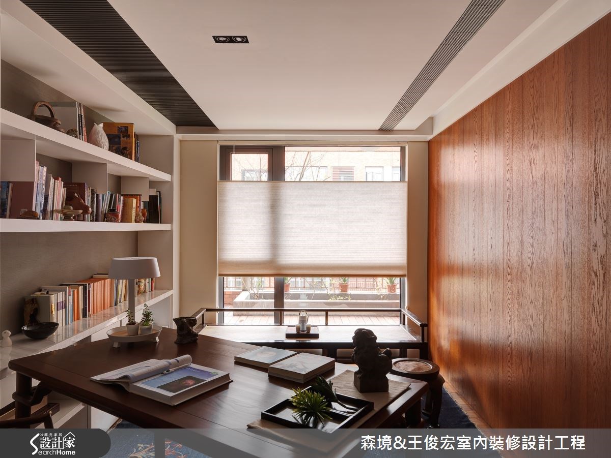 50坪新成屋(5年以下)＿現代風書房案例圖片＿森境設計＿王俊宏_55之8