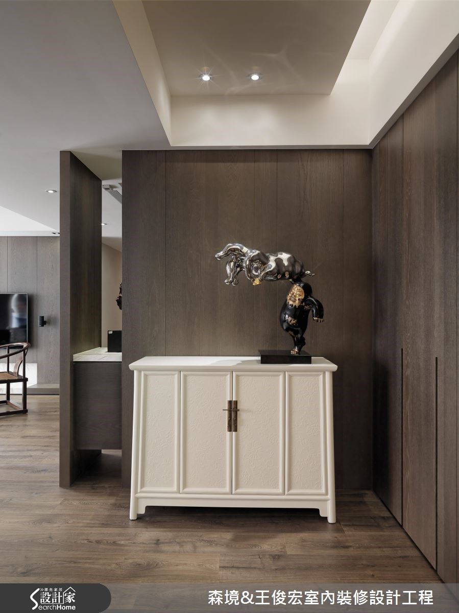 60坪新成屋(5年以下)＿現代風玄關案例圖片＿森境設計＿王俊宏_56之1