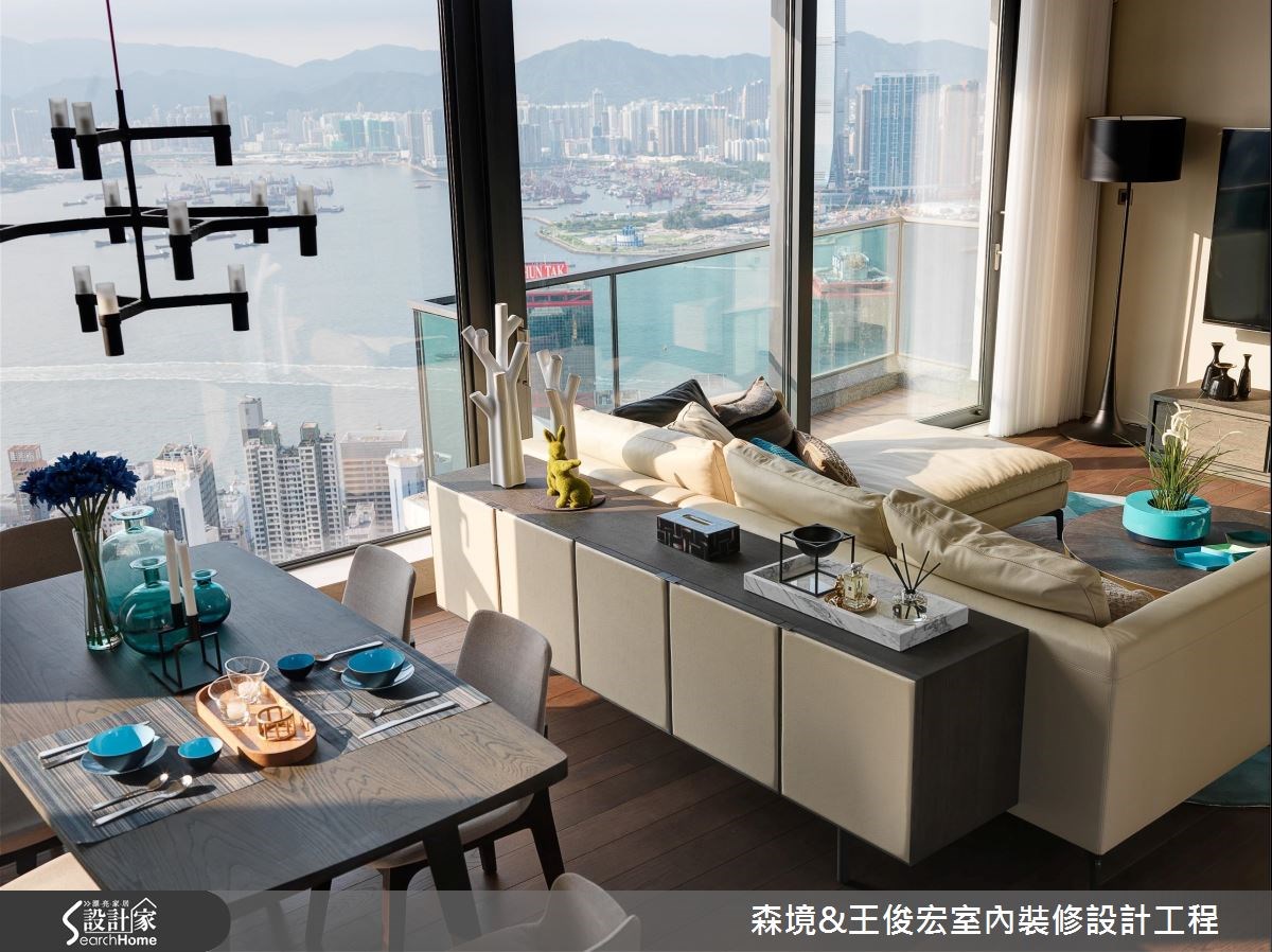 100坪新成屋(5年以下)＿現代風客廳餐廳案例圖片＿森境設計＿王俊宏_57之1