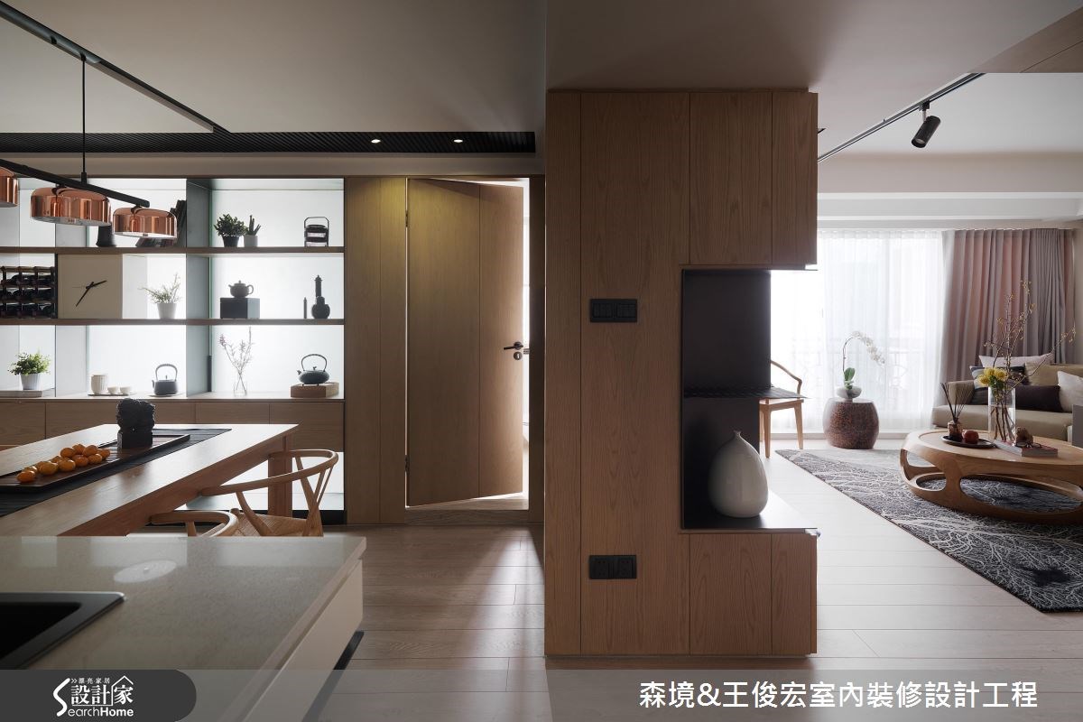 35坪新成屋(5年以下)＿現代風客廳餐廳案例圖片＿森境設計＿王俊宏_58之6
