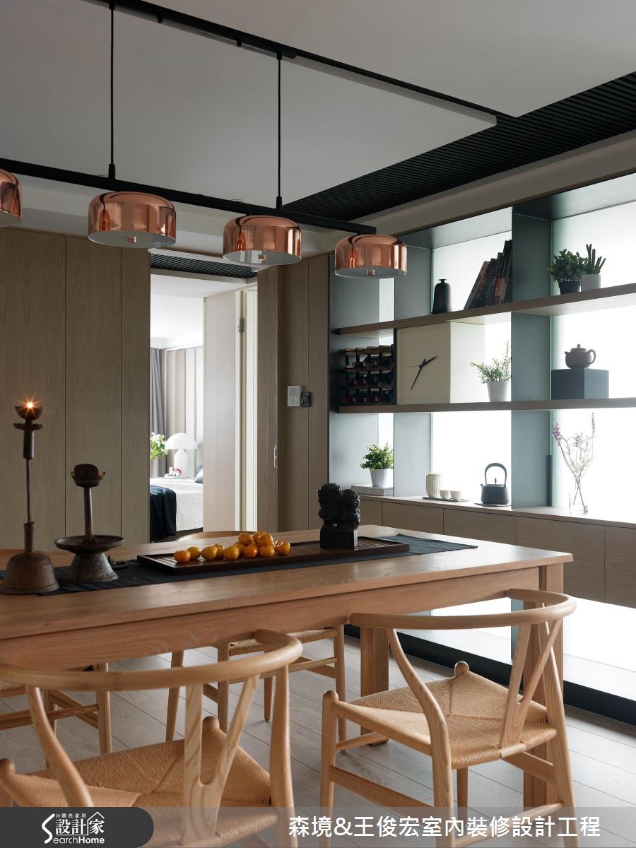 35坪新成屋(5年以下)＿現代風餐廳案例圖片＿森境設計＿王俊宏_58之10