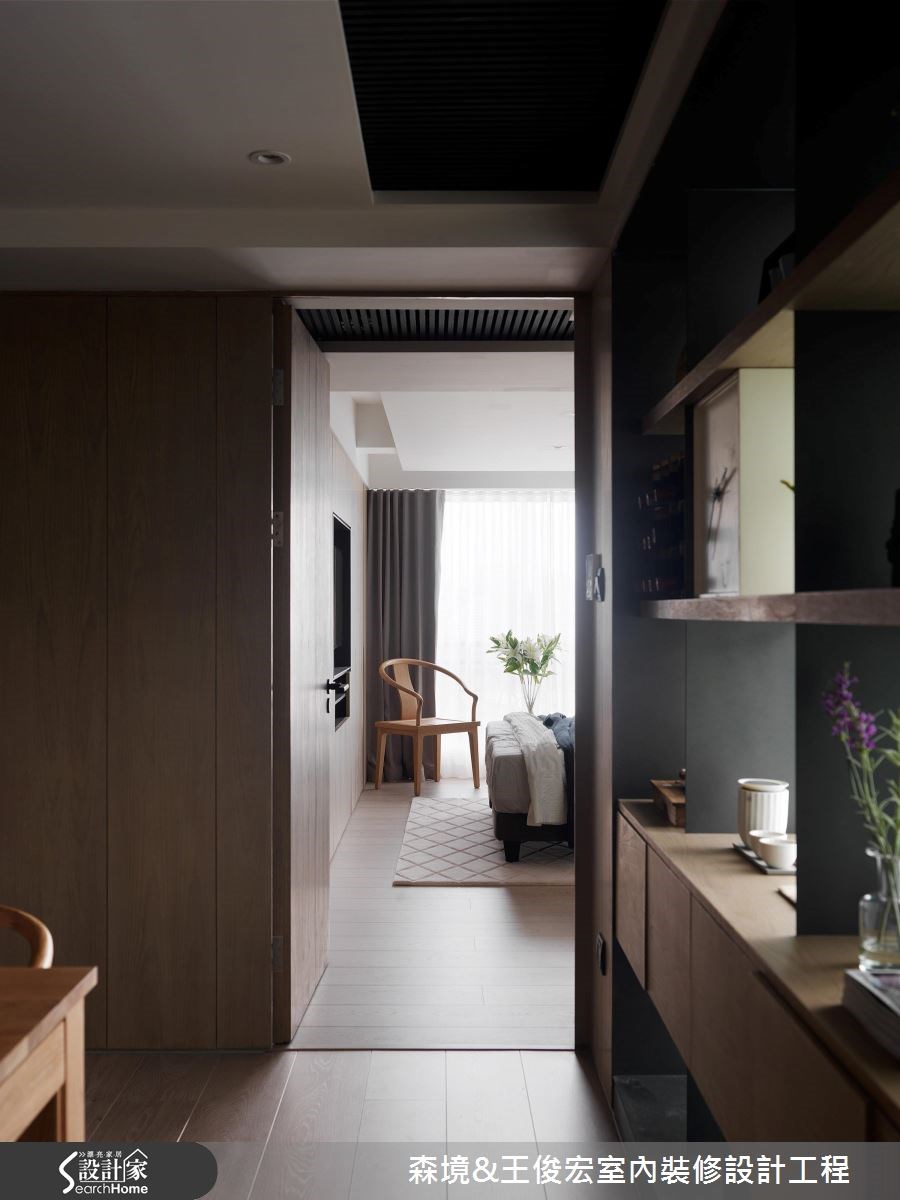 35坪新成屋(5年以下)＿現代風餐廳臥室案例圖片＿森境設計＿王俊宏_58之11