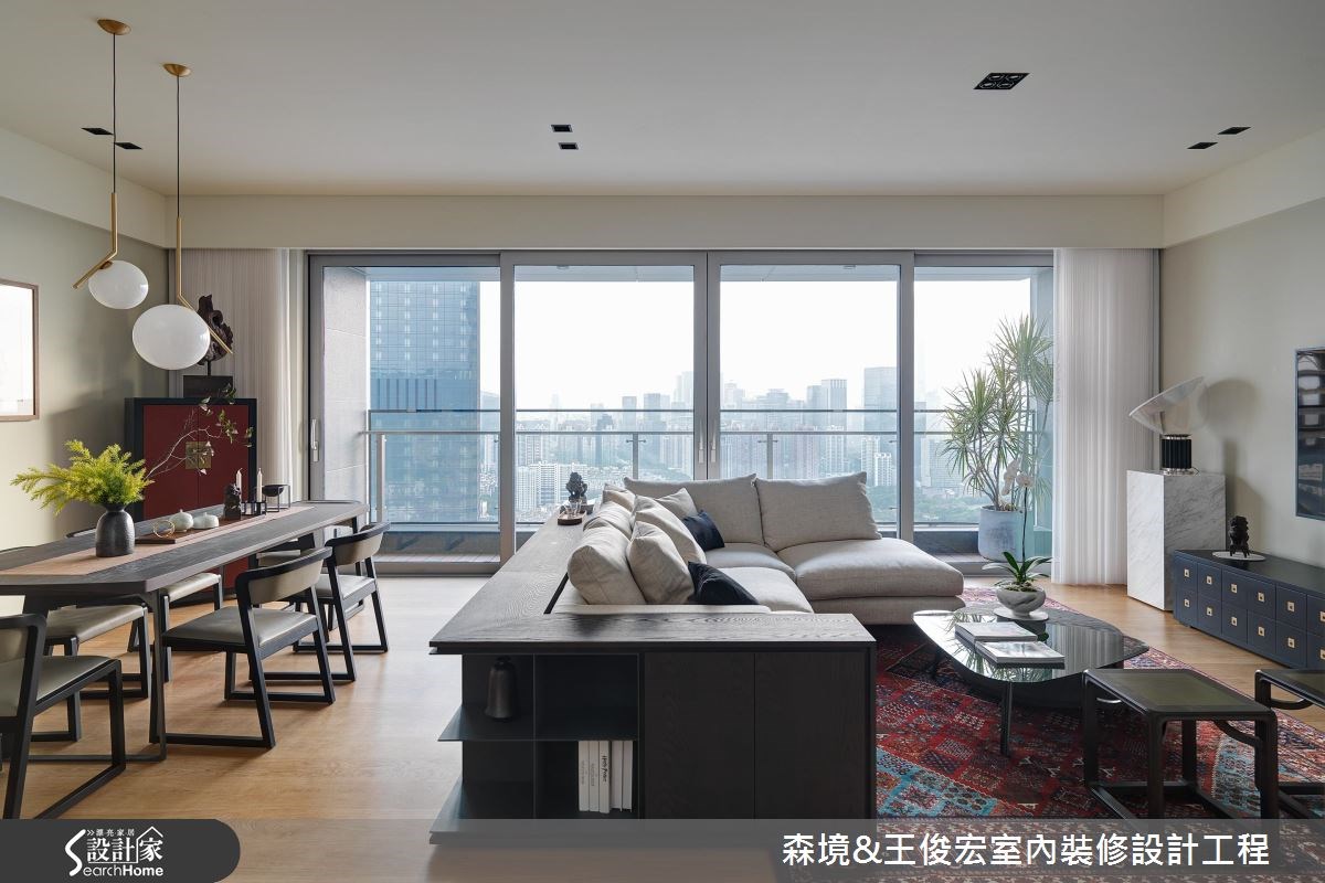 72坪新成屋(5年以下)＿現代風客廳餐廳案例圖片＿森境設計＿王俊宏_59之3