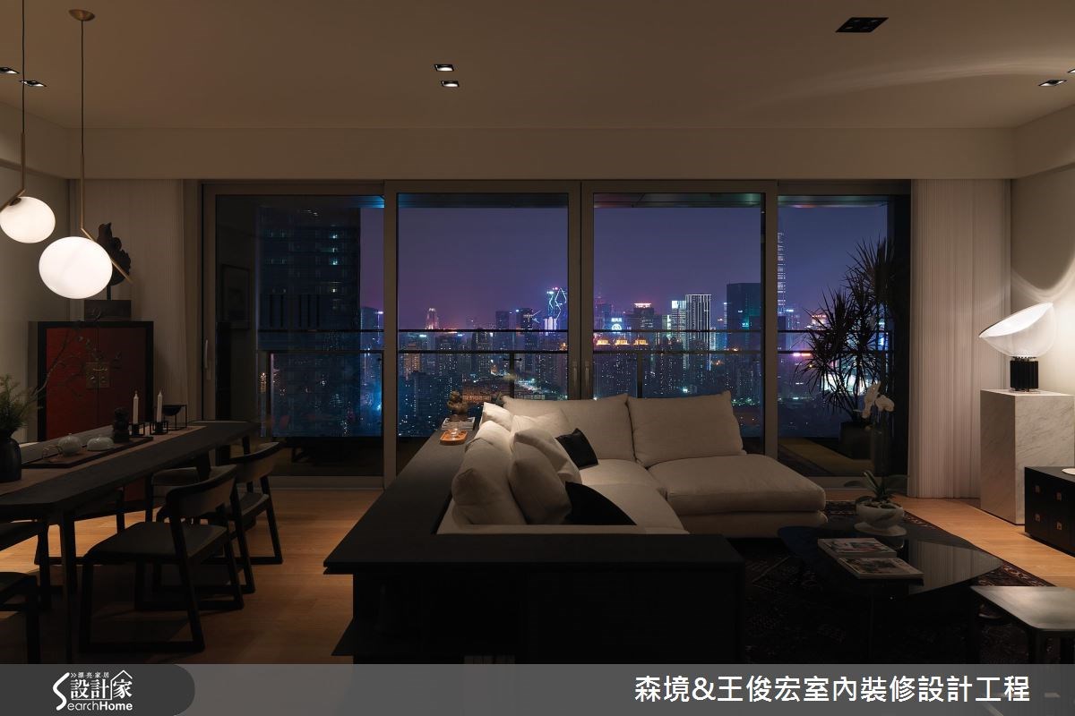 72坪新成屋(5年以下)＿現代風客廳餐廳案例圖片＿森境設計＿王俊宏_59之4