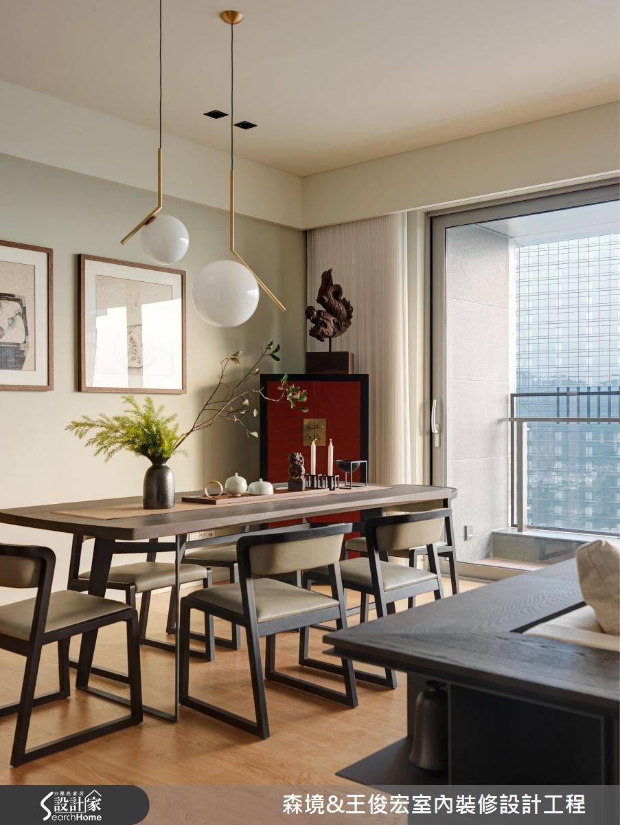 72坪新成屋(5年以下)＿現代風餐廳案例圖片＿森境設計＿王俊宏_59之5