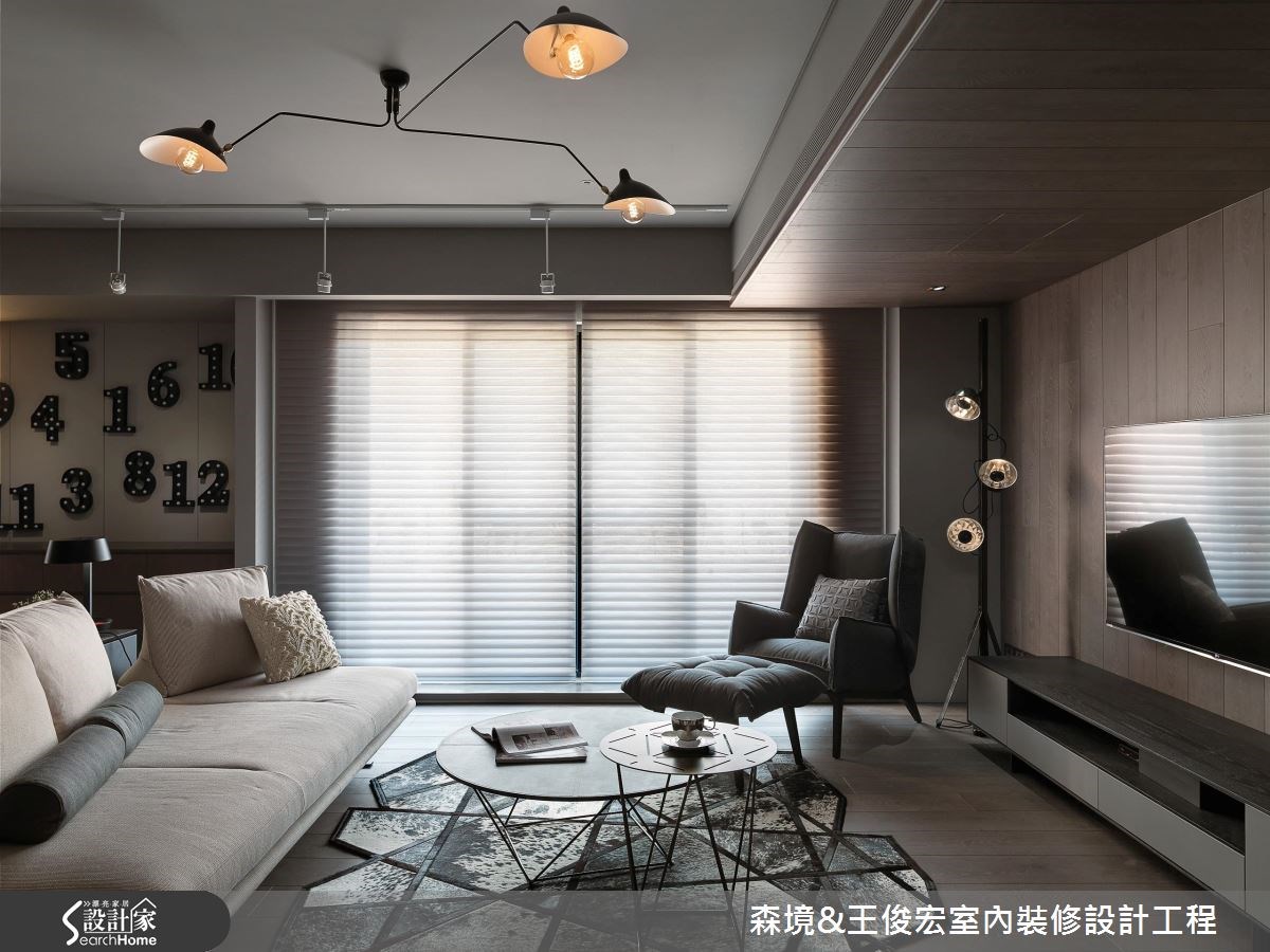 50坪中古屋(5~15年)＿休閒風客廳案例圖片＿森境設計＿王俊宏_60之3