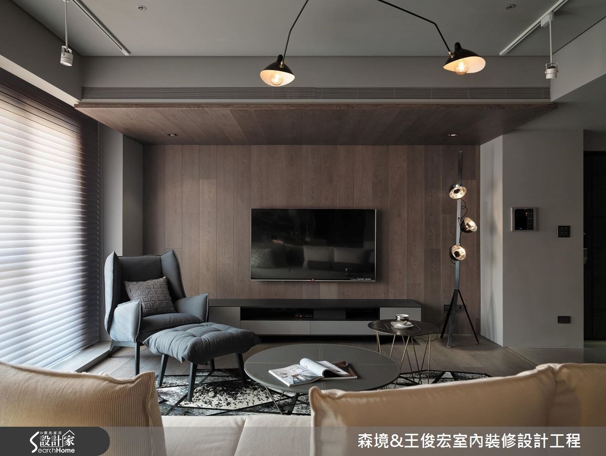 50坪中古屋(5~15年)＿休閒風客廳案例圖片＿森境設計＿王俊宏_60之5
