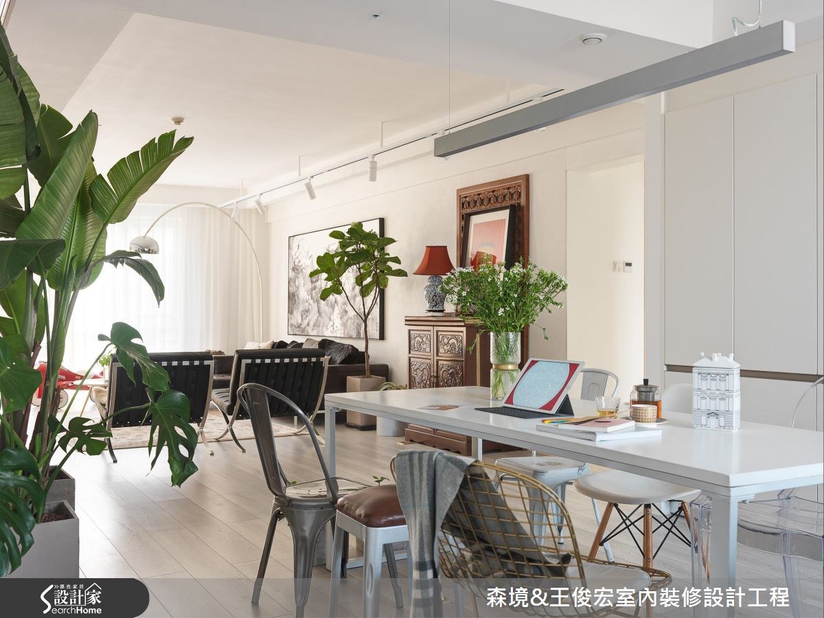 72坪＿簡約風客廳餐廳案例圖片＿森境設計＿王俊宏_61之7