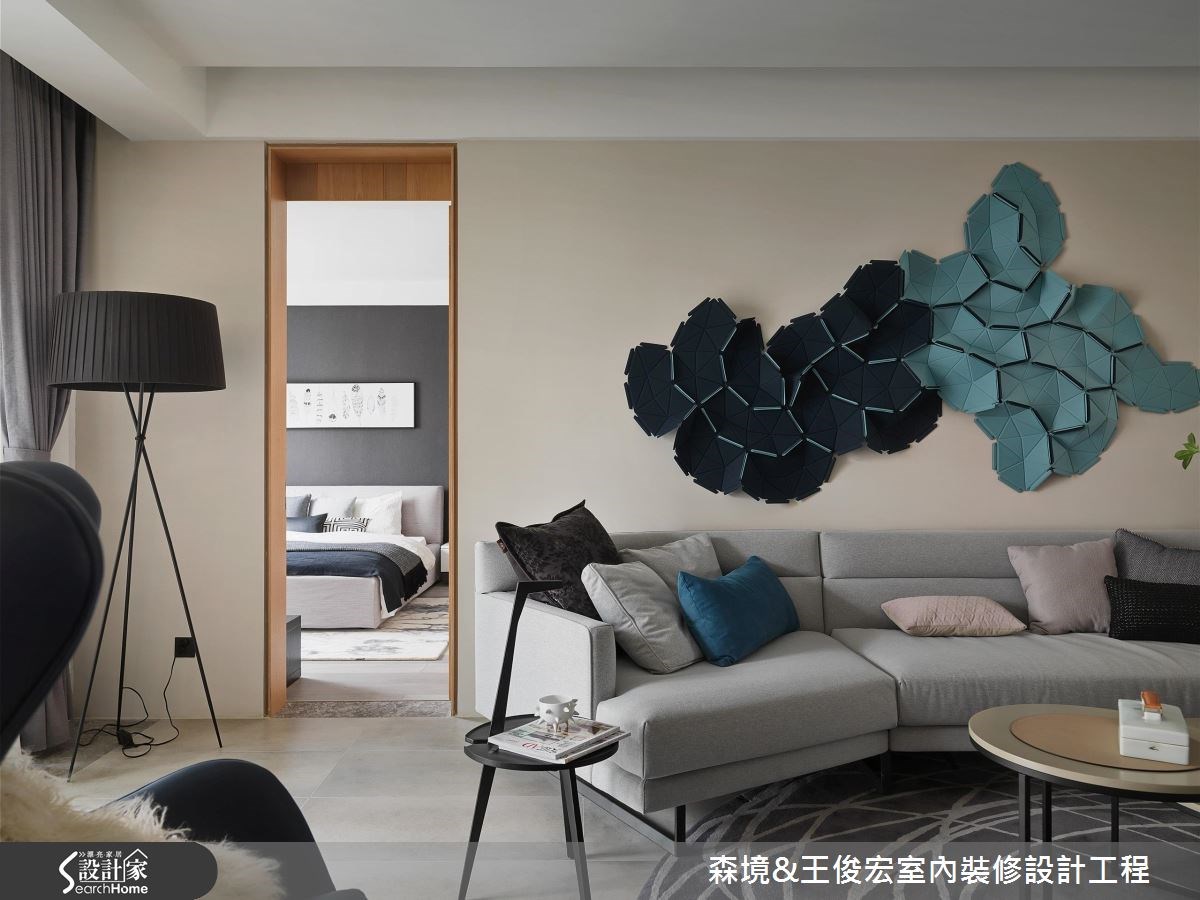 60坪新成屋(5年以下)＿現代風客廳案例圖片＿森境設計＿王俊宏_62之3