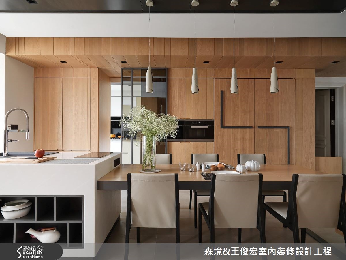 60坪新成屋(5年以下)＿現代風餐廳吧檯案例圖片＿森境設計＿王俊宏_62之10