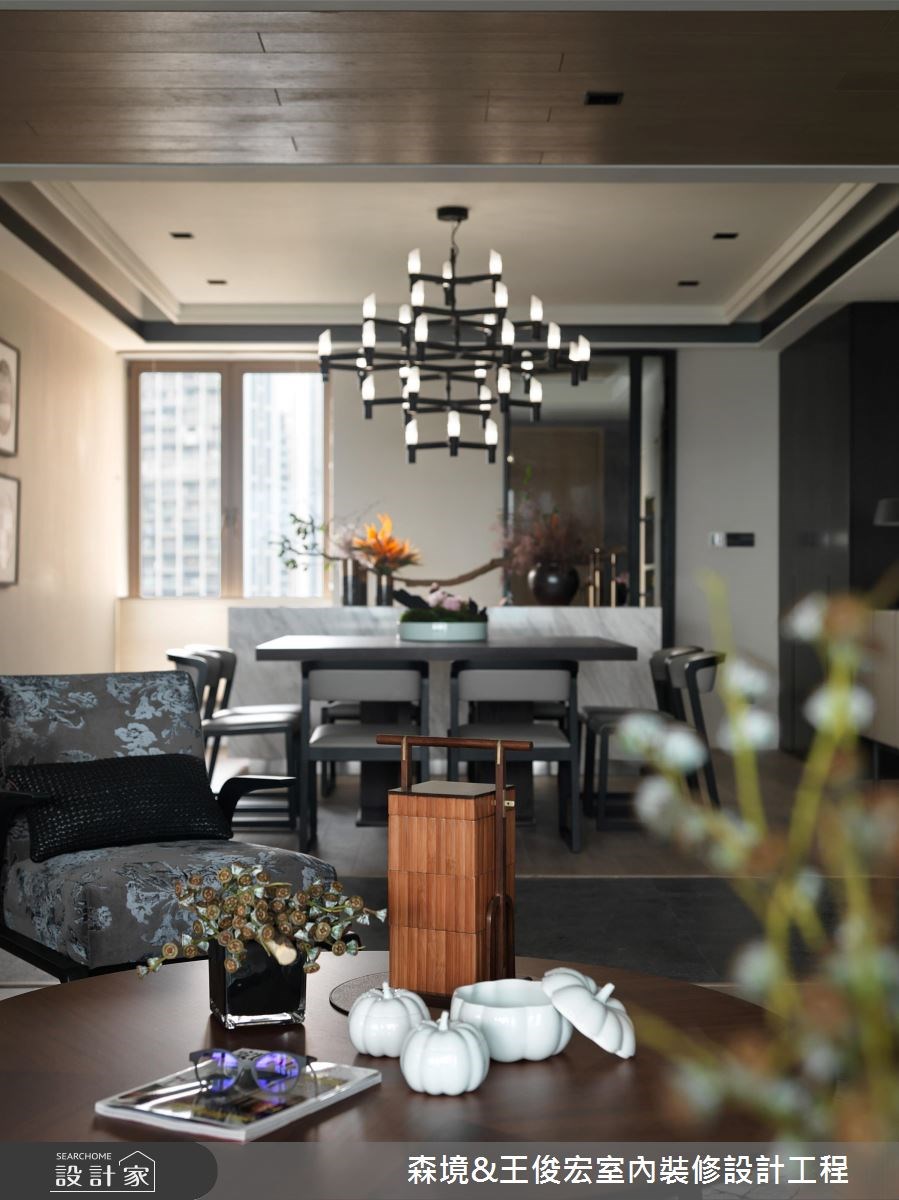 70坪新成屋(5年以下)＿混搭風客廳餐廳案例圖片＿森境設計＿王俊宏_64之6