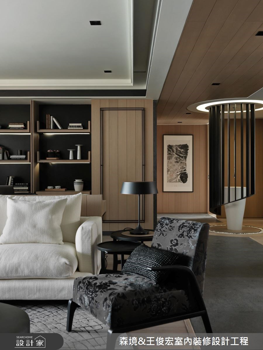 70坪新成屋(5年以下)＿混搭風客廳案例圖片＿森境設計＿王俊宏_64之7