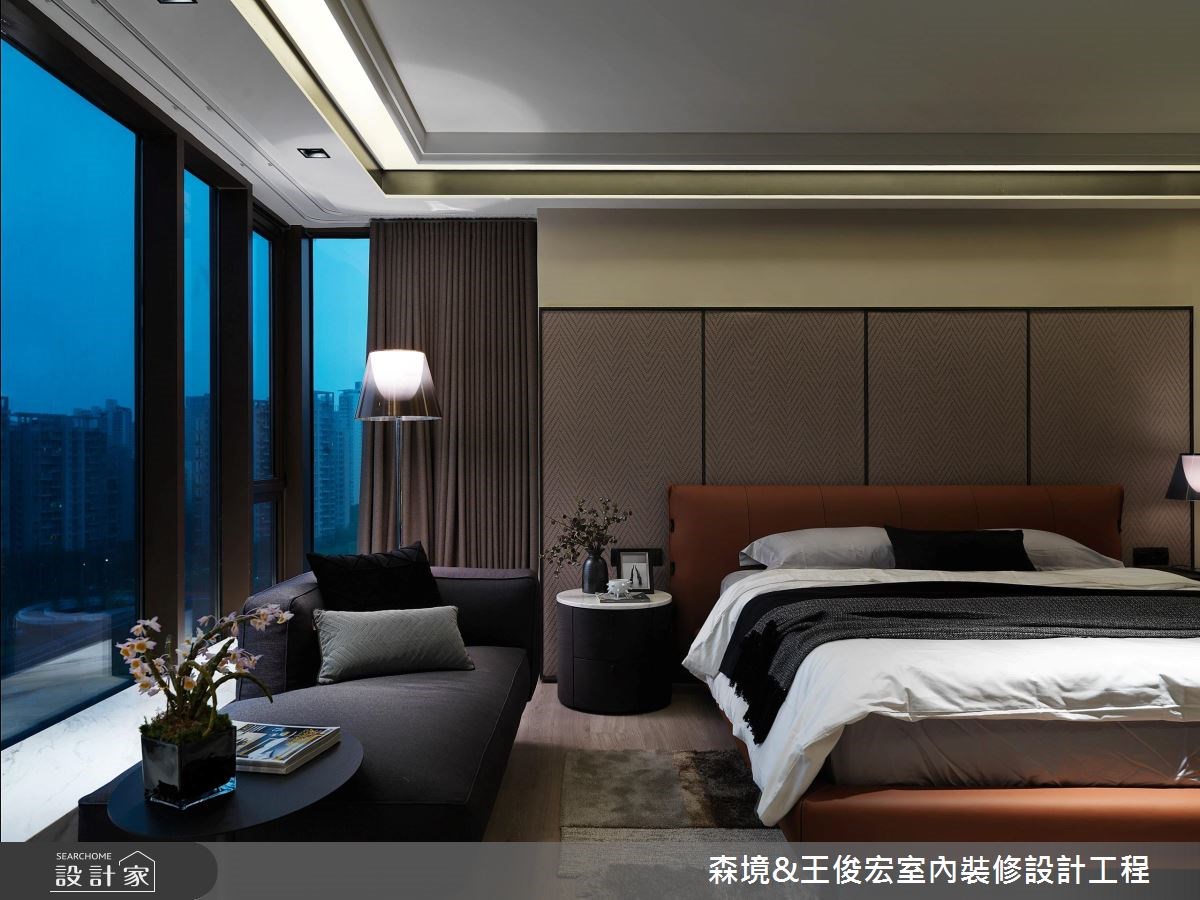 70坪新成屋(5年以下)＿混搭風臥室案例圖片＿森境設計＿王俊宏_64之12