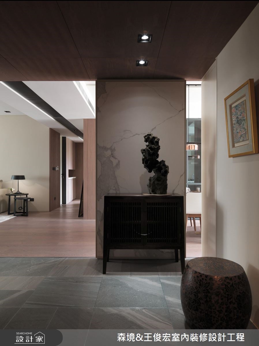 60坪中古屋(5~15年)＿混搭風玄關案例圖片＿森境設計＿王俊宏_66之1