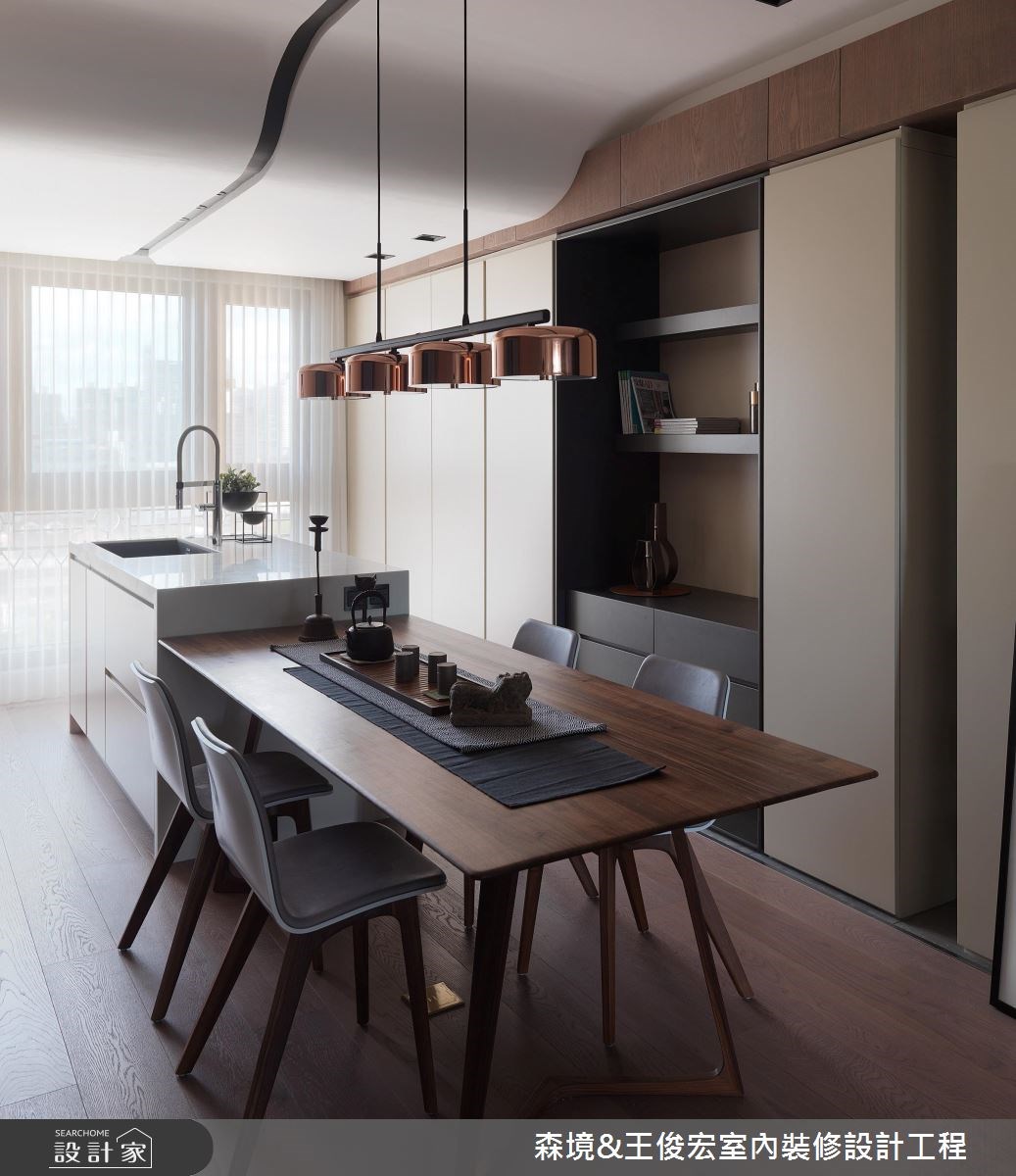60坪中古屋(5~15年)＿混搭風餐廳吧檯案例圖片＿森境設計＿王俊宏_66之7