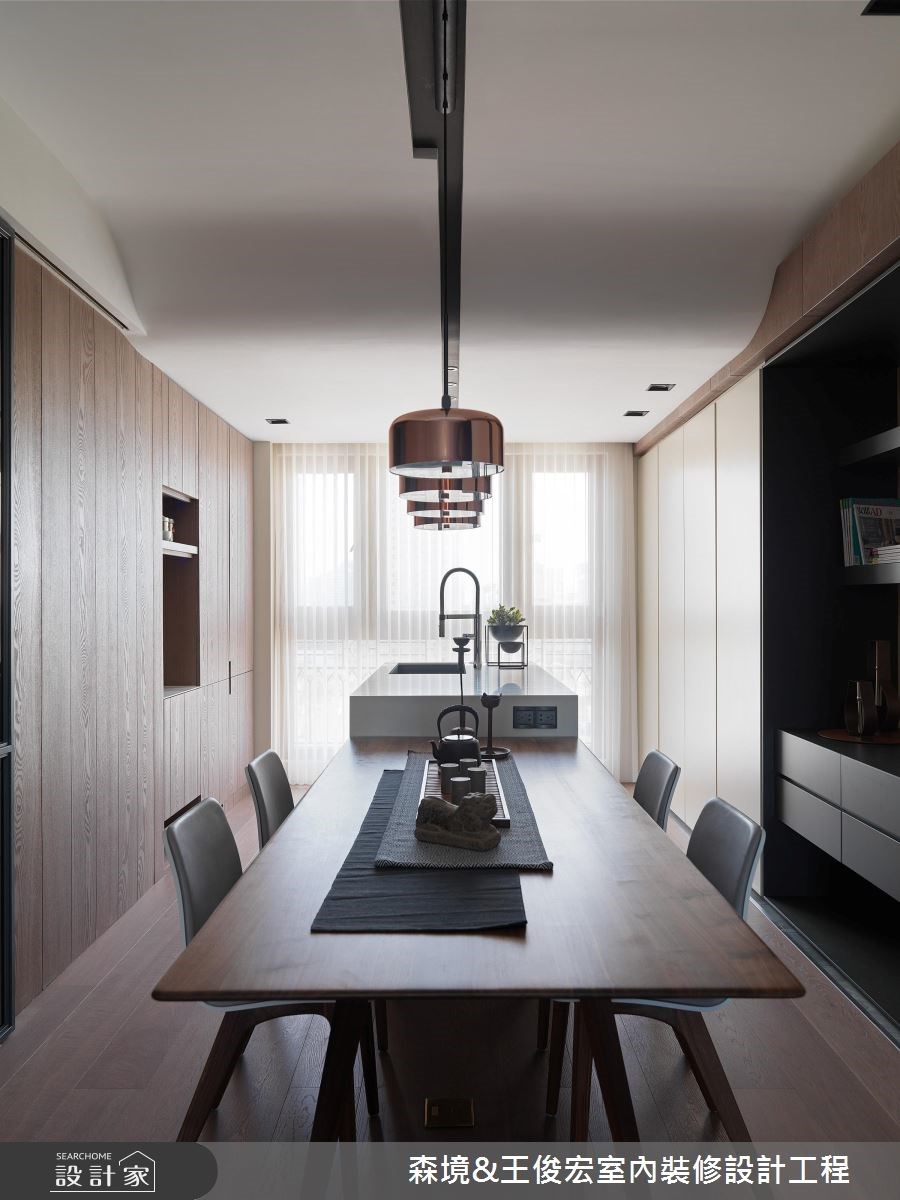 60坪中古屋(5~15年)＿混搭風餐廳吧檯案例圖片＿森境設計＿王俊宏_66之8