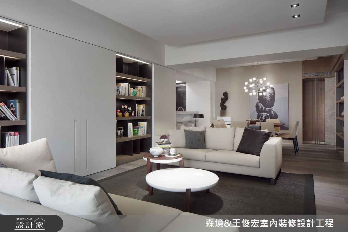 75坪新成屋(5年以下)＿混搭風客廳餐廳案例圖片＿森境設計＿王俊宏_70之8