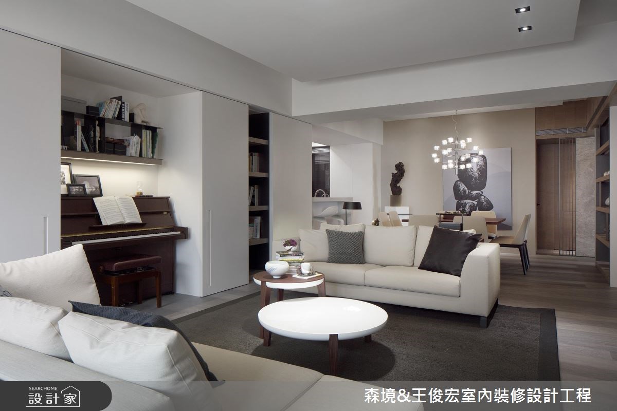 75坪新成屋(5年以下)＿混搭風客廳案例圖片＿森境設計＿王俊宏_70之9