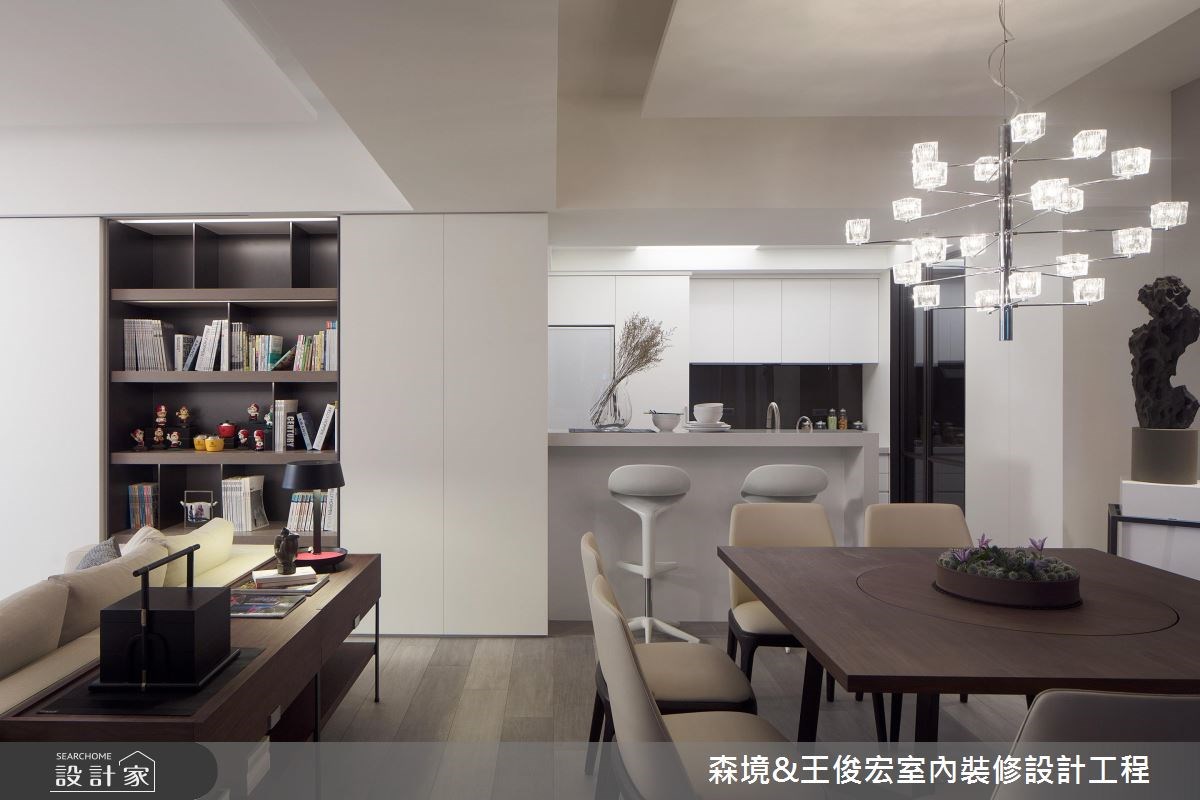 75坪新成屋(5年以下)＿混搭風餐廳吧檯案例圖片＿森境設計＿王俊宏_70之11