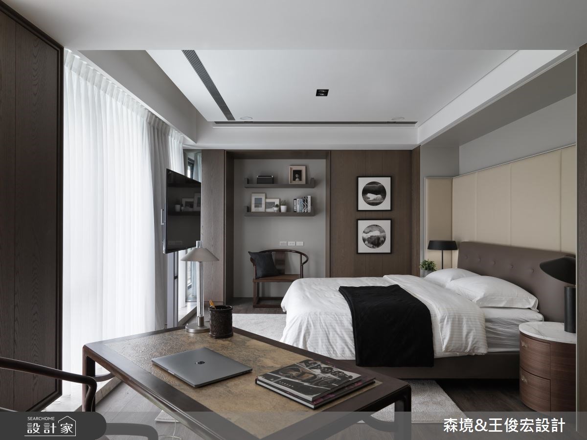 180坪新成屋(5年以下)＿混搭風臥室案例圖片＿森境設計＿王俊宏_74之20