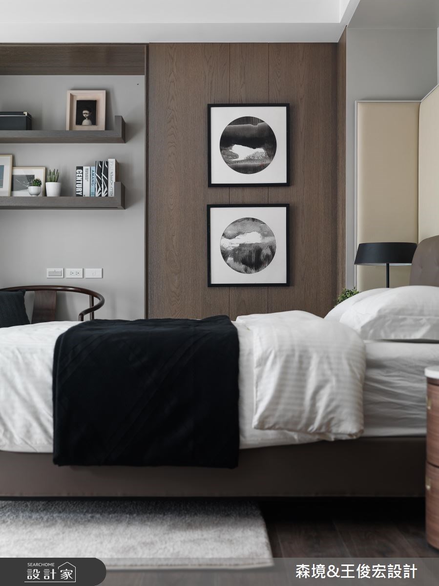 180坪新成屋(5年以下)＿混搭風臥室案例圖片＿森境設計＿王俊宏_74之21
