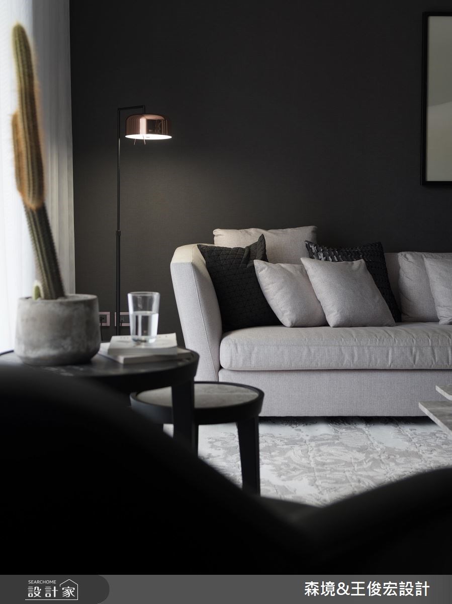 40坪新成屋(5年以下)＿現代風客廳案例圖片＿森境設計＿王俊宏_76之9