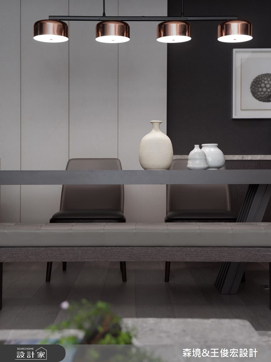 40坪新成屋(5年以下)＿現代風餐廳案例圖片＿森境設計＿王俊宏_76之11