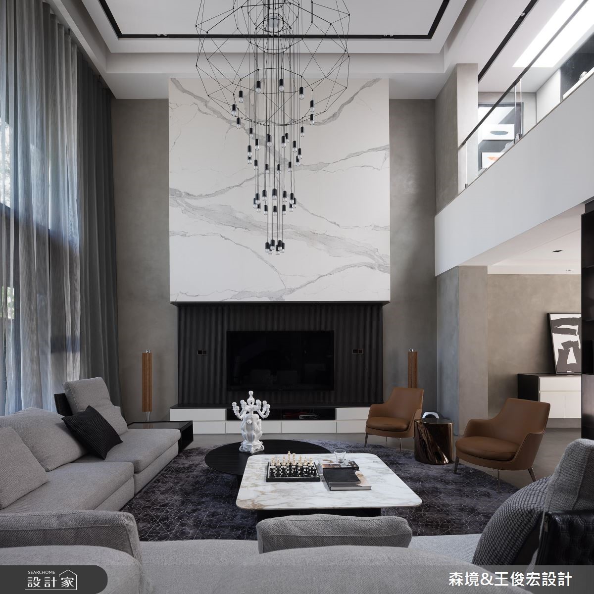330坪新成屋(5年以下)＿現代風客廳案例圖片＿森境設計＿王俊宏_79之2