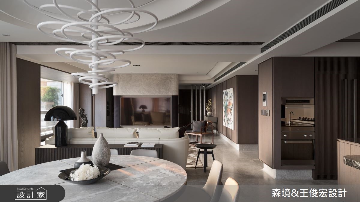 110坪中古屋(5~15年)＿現代風餐廳案例圖片＿森境設計＿王俊宏_80之10