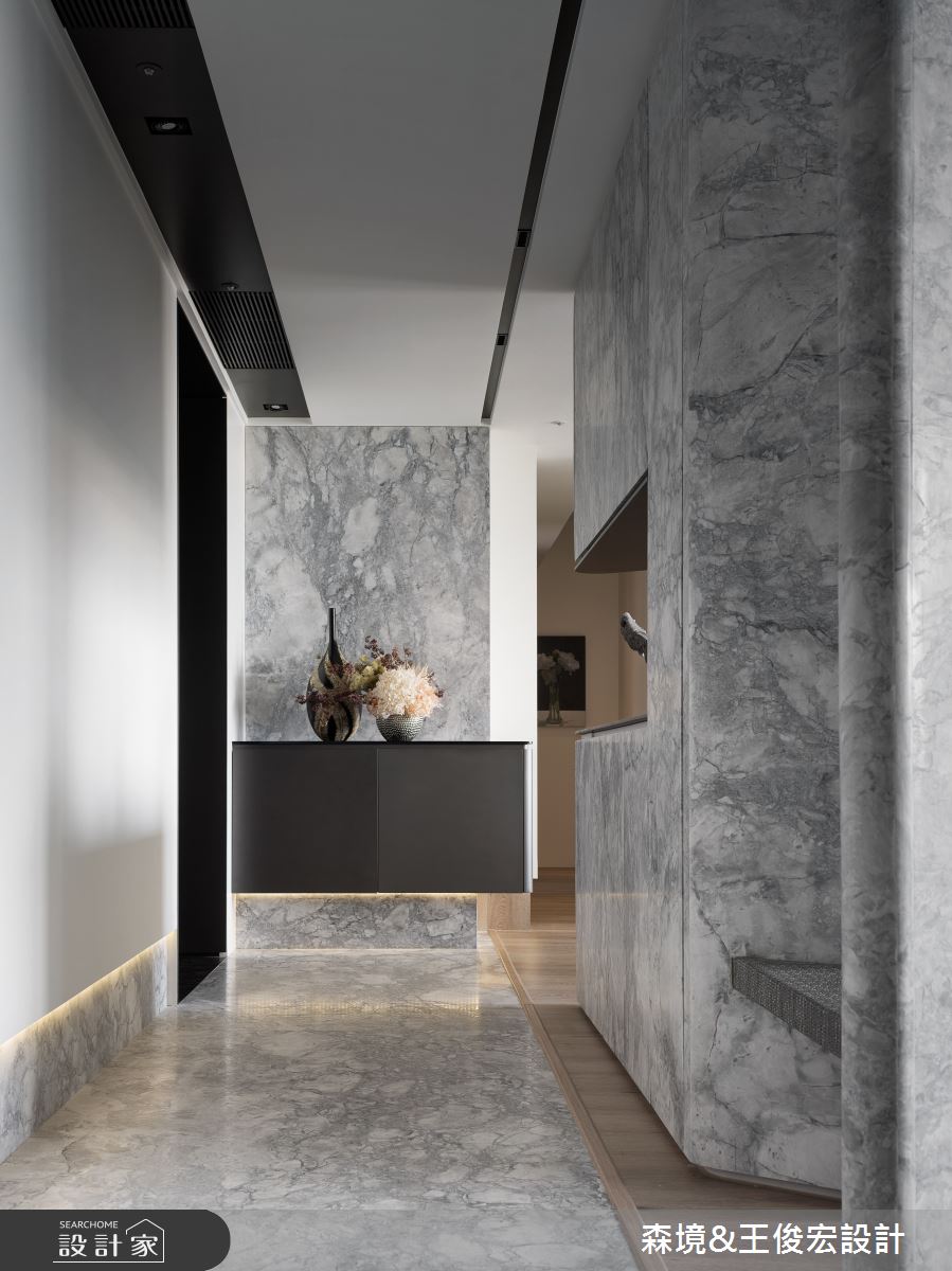 40坪新成屋(5年以下)＿簡約風玄關案例圖片＿森境設計＿王俊宏_81之1