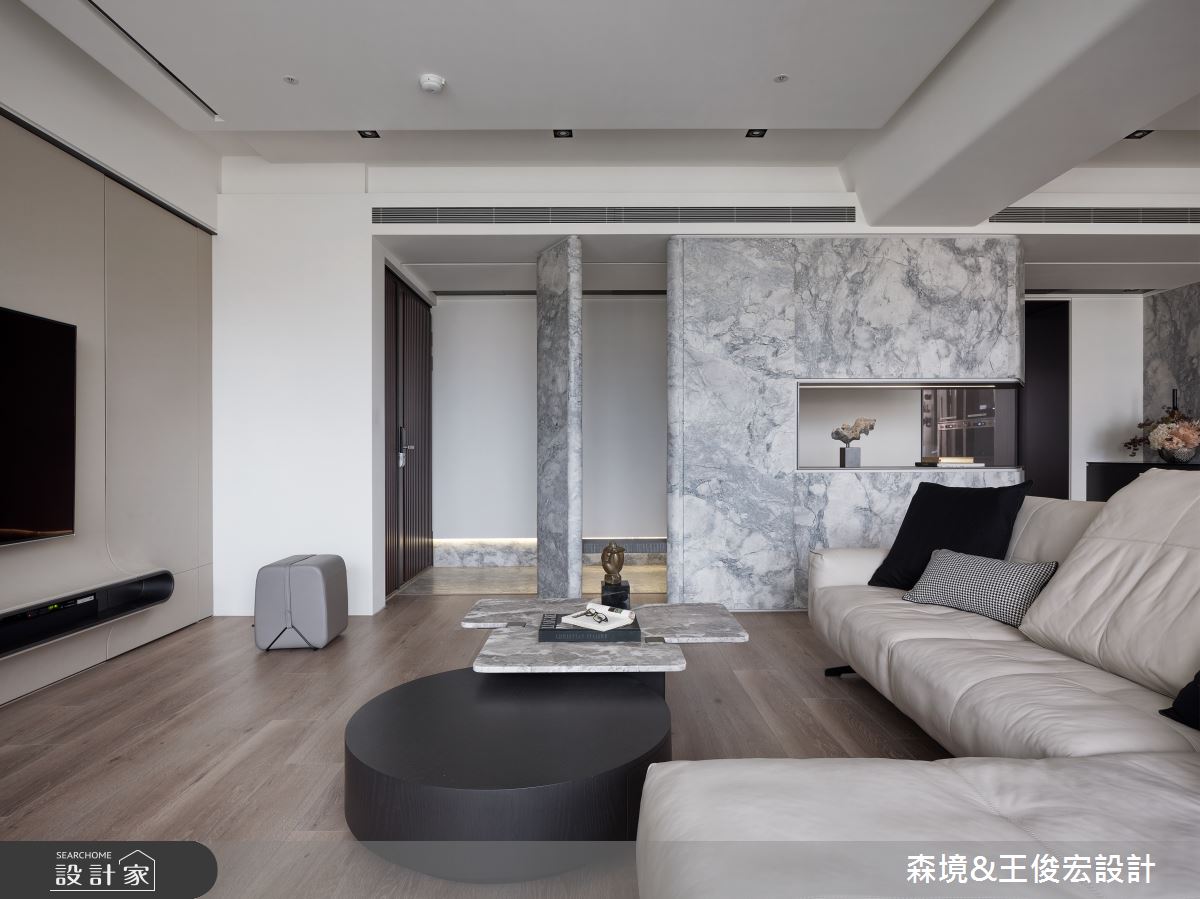 40坪新成屋(5年以下)＿簡約風客廳案例圖片＿森境設計＿王俊宏_81之6