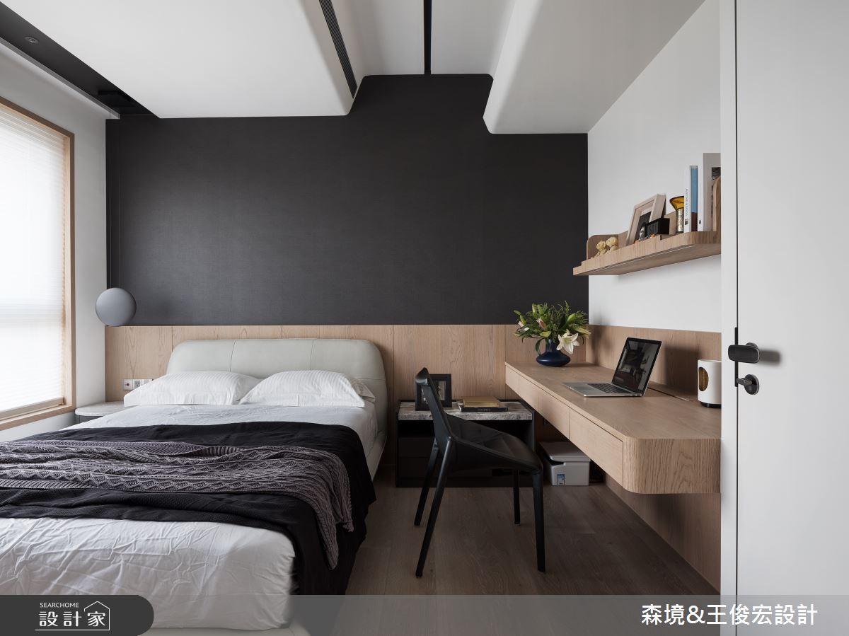 40坪新成屋(5年以下)＿簡約風臥室案例圖片＿森境設計＿王俊宏_81之13