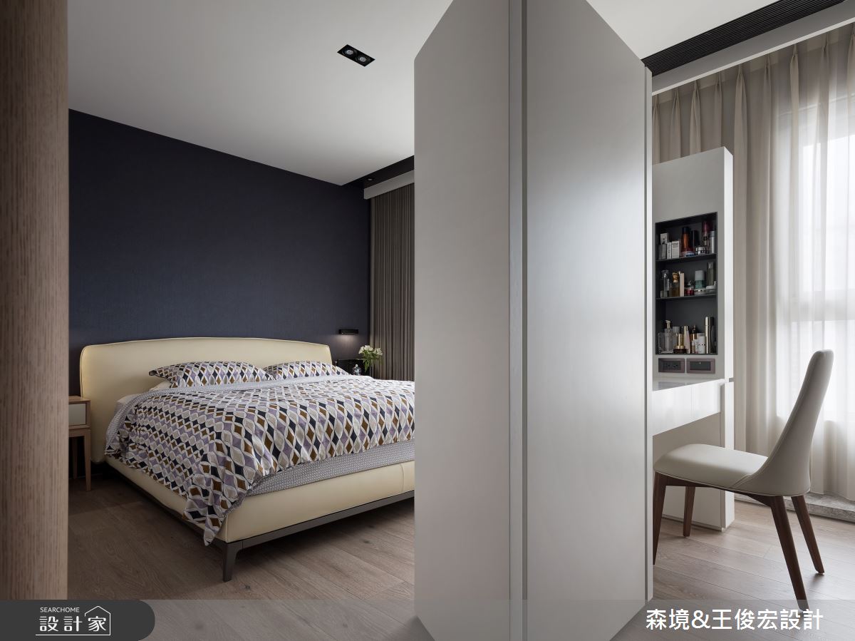 40坪新成屋(5年以下)＿簡約風臥室案例圖片＿森境設計＿王俊宏_81之15