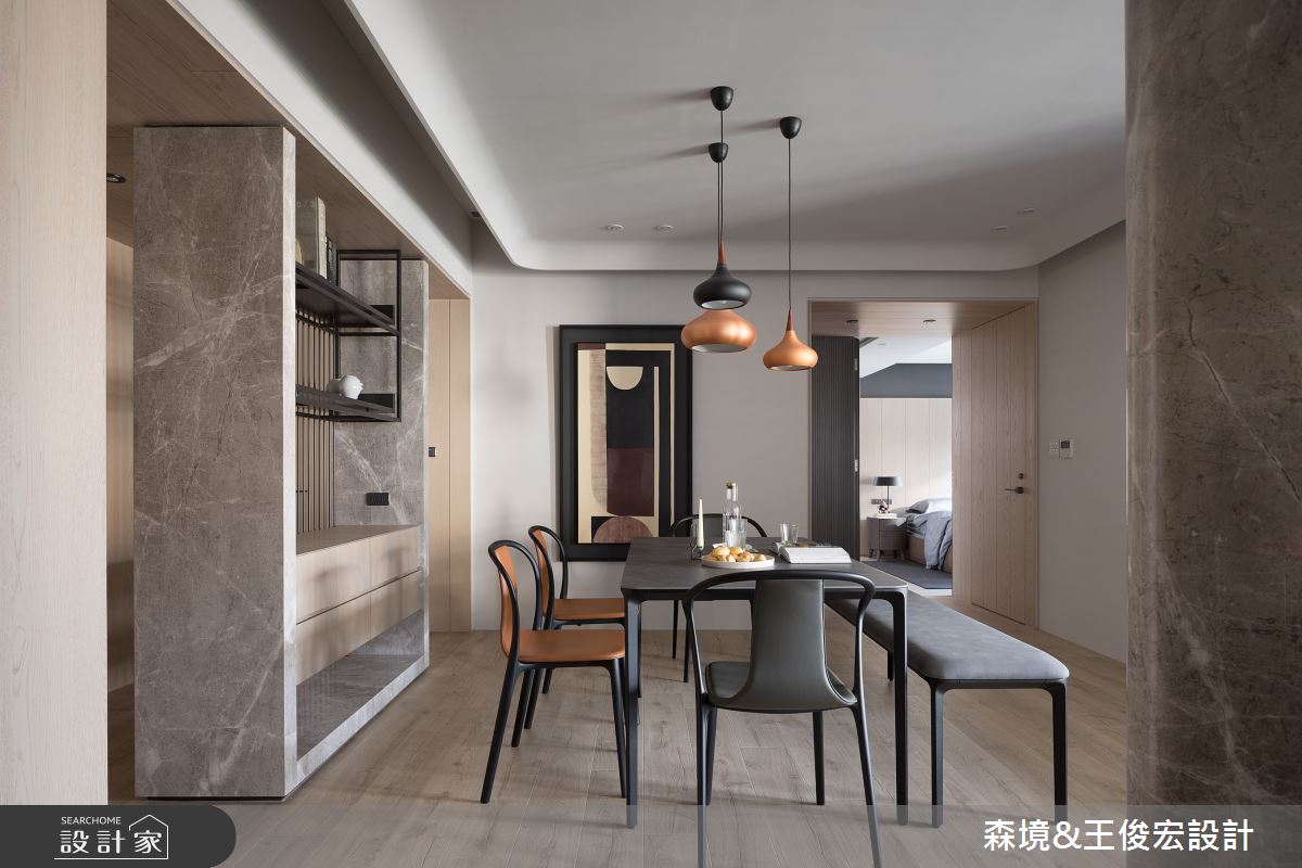 31坪新成屋(5年以下)＿現代風餐廳案例圖片＿森境設計＿王俊宏_82之12