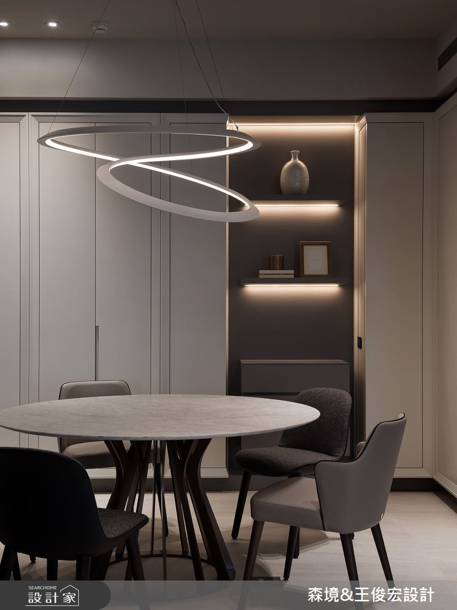 48坪新成屋(5年以下)＿現代風餐廳案例圖片＿森境設計＿王俊宏_86之15