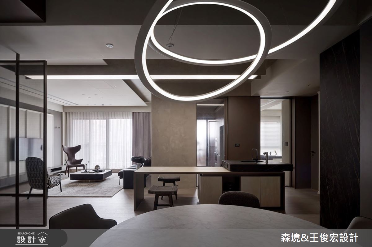 48坪新成屋(5年以下)＿現代風餐廳吧檯案例圖片＿森境設計＿王俊宏_86之13