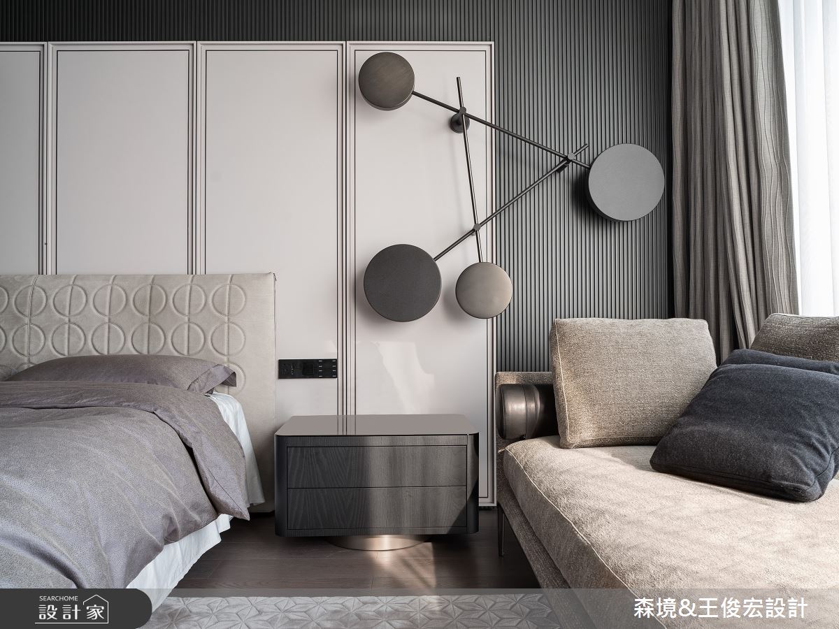 110坪新成屋(5年以下)＿現代風臥室案例圖片＿森境設計＿王俊宏_87之25