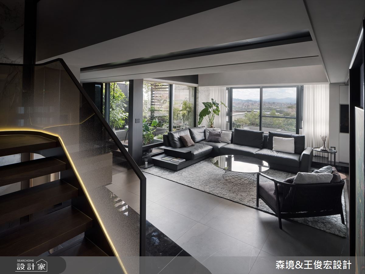 80坪中古屋(5~15年)＿現代風客廳案例圖片＿森境設計＿王俊宏_88之8