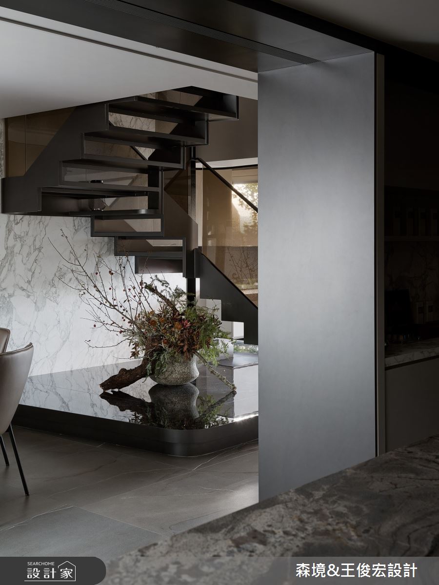 80坪中古屋(5~15年)＿現代風樓梯案例圖片＿森境設計＿王俊宏_88之14
