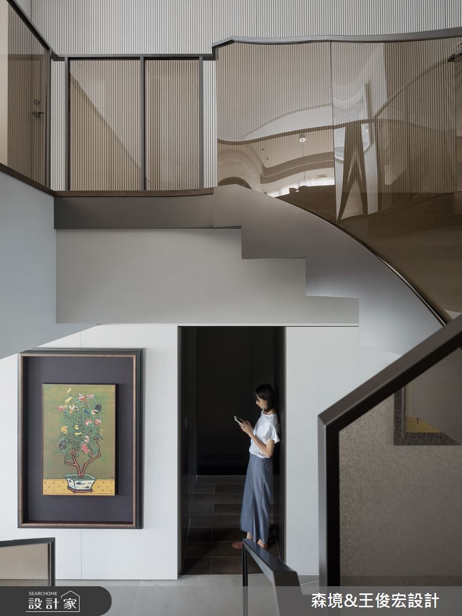 80坪中古屋(5~15年)＿現代風樓梯案例圖片＿森境設計＿王俊宏_88之17