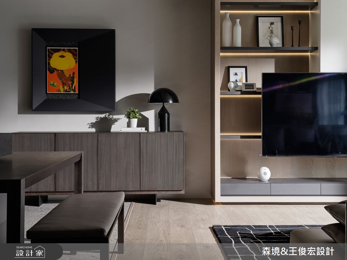 35坪中古屋(5~15年)＿現代風客廳案例圖片＿森境設計＿王俊宏_89之4