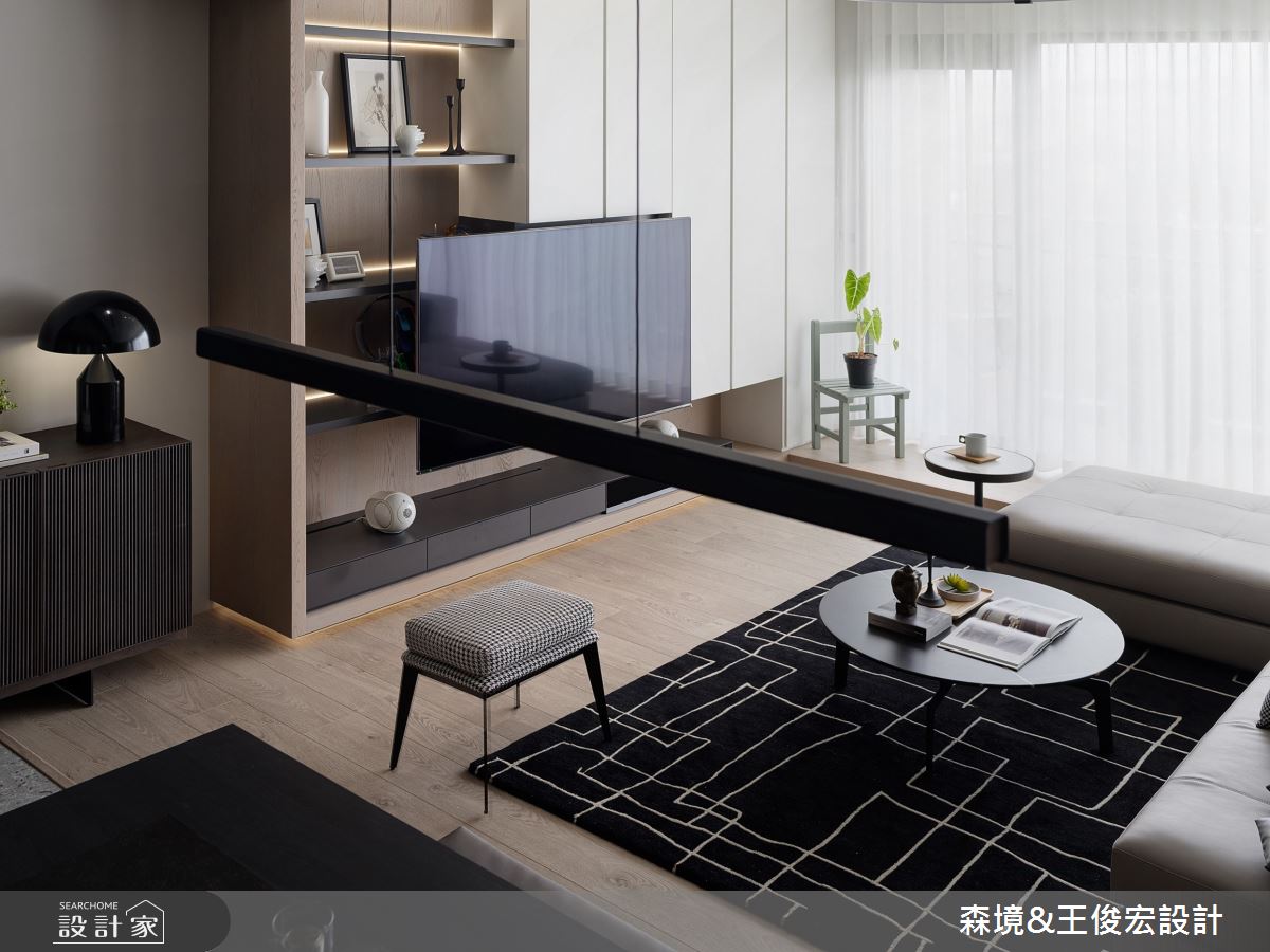 35坪中古屋(5~15年)＿現代風客廳案例圖片＿森境設計＿王俊宏_89之10