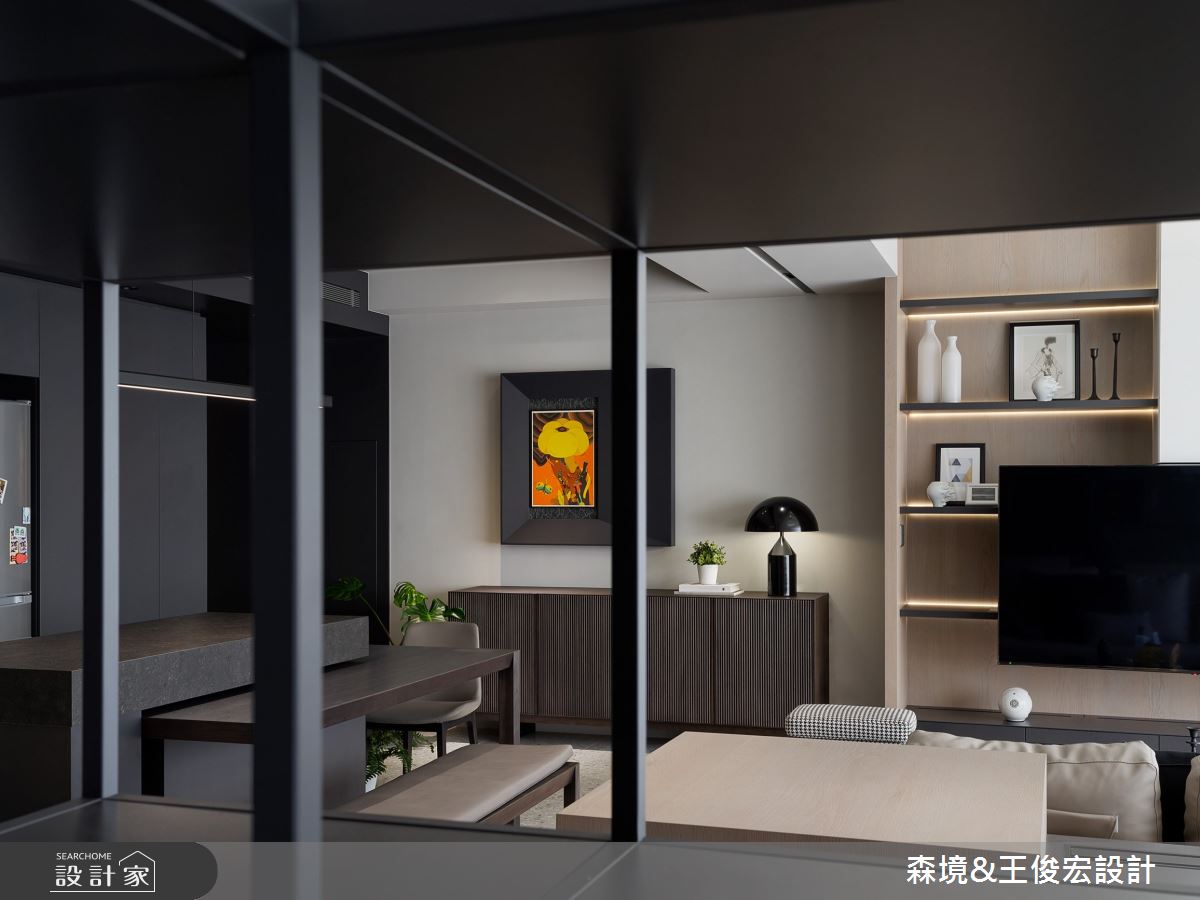 35坪中古屋(5~15年)＿現代風客廳案例圖片＿森境設計＿王俊宏_89之14