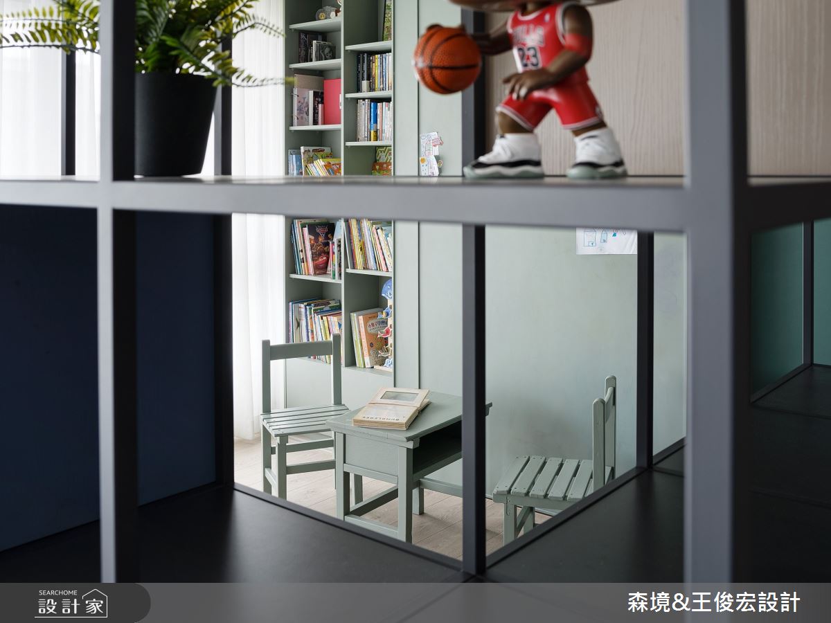 35坪中古屋(5~15年)＿現代風客廳書房案例圖片＿森境設計＿王俊宏_89之15