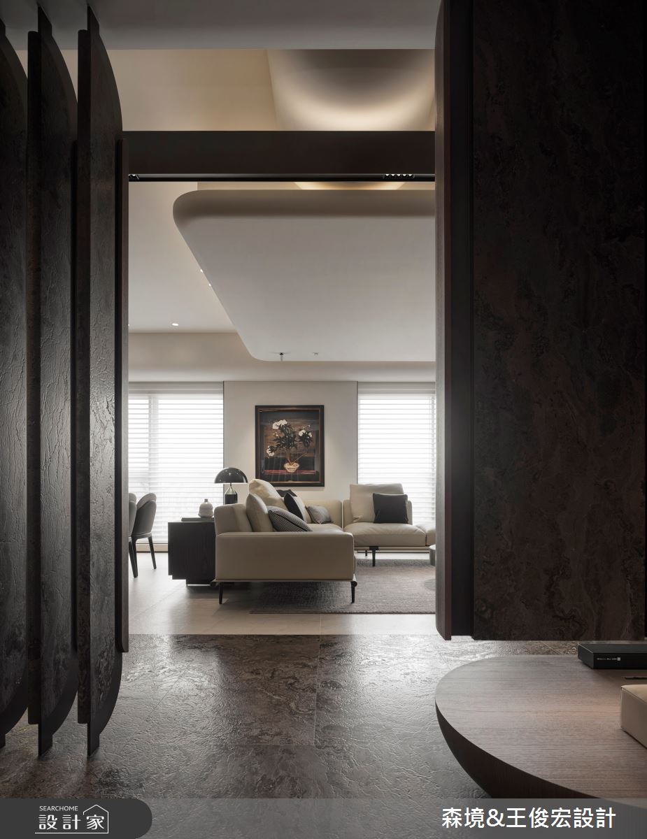 60坪新成屋(5年以下)＿現代風玄關客廳案例圖片＿森境設計＿王俊宏_95之4
